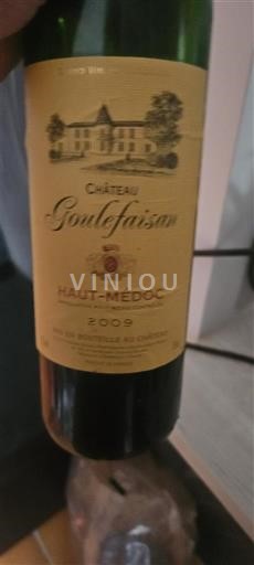 Bordeaux Haut-Médoc Château Goulefaisan 2009