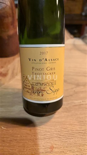 Alsacia Domaine Jean Sipp Trottacker 2017