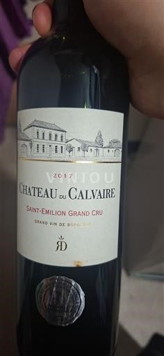 Bordeaux Saint-Émilion Grand Cru Grand Cru Château Calvaire 2017