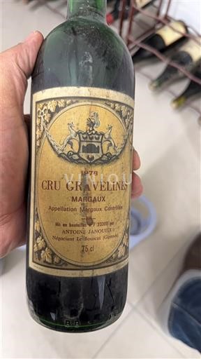 Bordeaux Margaux Cru Gravelines 1978
