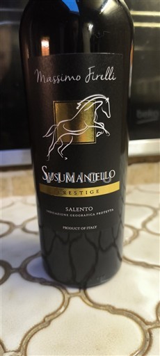 Puglia Susumaniello Salento Massimo Firelli Prestige 2024