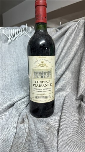 Bordeaux Bordeaux superior Château Plaisance 1999
