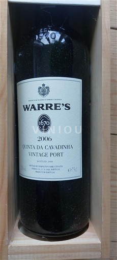 Portugalia Porto Warre's Quinta da Cavadinha Vintage Port 2006