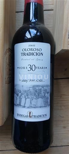 Andaluzia Nespecificat Bodegas Tradicion Oloroso Tradicion VORS 30 Years Nemilésimat