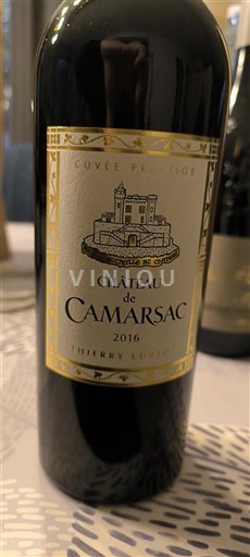 Bordeaux Bordeaux superior Château Camarsac Prestige 2016