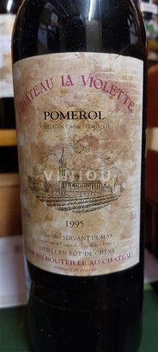 Bordeaux Pomerol Château La Violette Servant-Dumas 1995