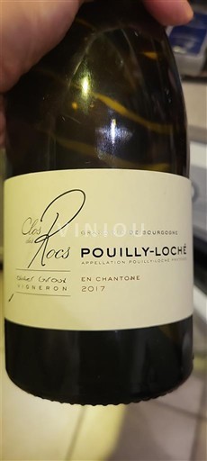 Vin Blanc sec En Chantone Clos des Rocs 2017 France Bourgogne Pouilly-loché AOC