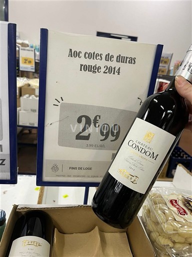 Sud-Vest Côtes-de-Duras Château Condom 2014