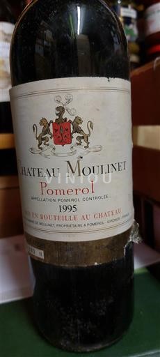 Bordeaux Pomerol Château Moulinet Domaine du Moulinet 1995