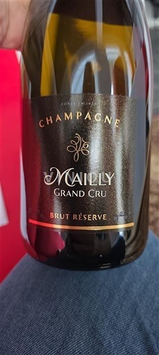 Champagne Șampanie Grand Cru Mailly Grand Cru Brut Réserve Nemilésimat