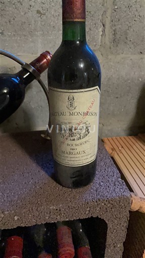 Burdeos Margaux Château Monbrison 1983