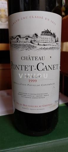 Bordeaux Pauillac Château Pontet-Canet Guy Tesseron 1999