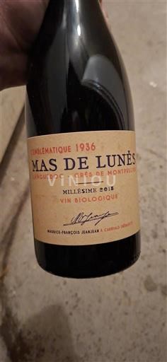 Languedoc Grès de Montpellier Mas de Lunès Climatique 1936 2018