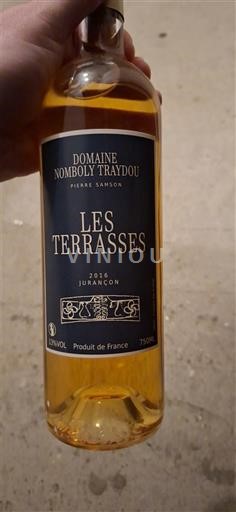 Lounais-Ranska Jurançon Domaine Nomboly Traydou Les Terrasses 2016