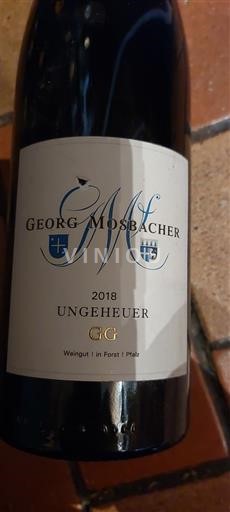Pfalzul Palatinat Grand Cru Georg Mosbacher Ungeheuer GG 2018