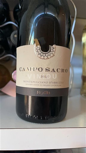 Abruzzo Montepulciano d'Abruzzo Campo Sacro 2012