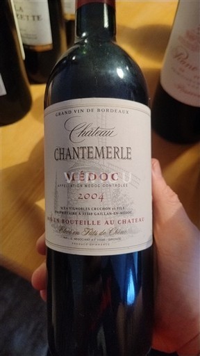 Burdeos Médoc Château Chantemerle 2004
