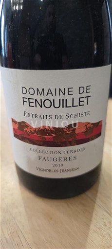 Languedoc Faugères Domaine Fenouillet Extraits de Schiste 2019