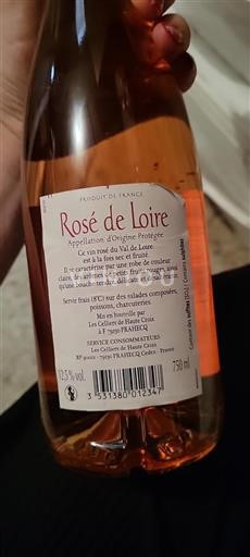 Valea Loarei Rosé de Loire Les Celliers de Haute Croix 2023