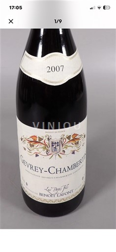 Burgund Gevrey-Chambertin Benoit Lafont Le Petit Jés 2007