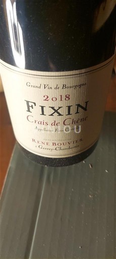 Burgund Fixin René Bouvier Crais de Chêne 2018