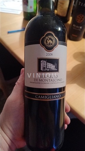 Toscana Brunello di Montalcino. Camigliano 2008