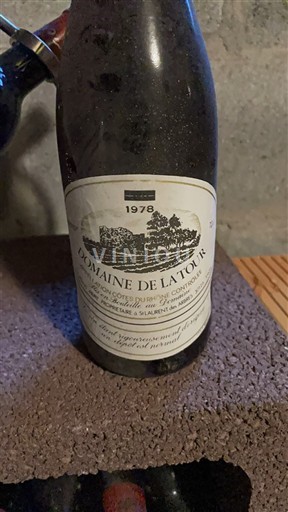 Burgundia Nespecificat Domaine Latour 1978