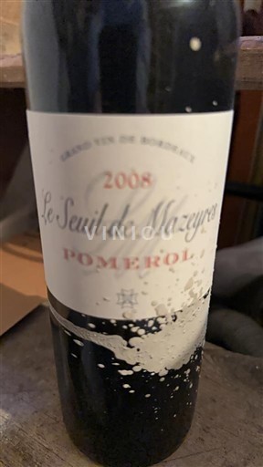Burdeos Pomerol Le Seuil de Mazeyres 2008