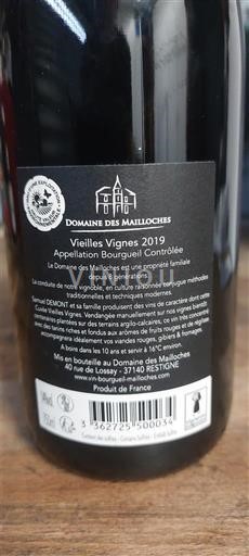 Valea Loarei Bourgueil Domaine Mailloches Vieilles Vignes 2019