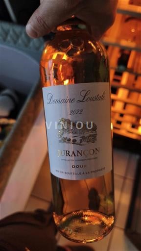 Rượu vang Blanc moelleux Domaine Loustaü 2022 Pháp Tây Nam Jurançon AOC