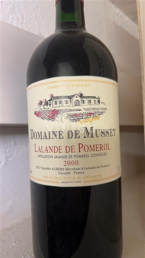 Burdeos Lalande-de-Pomerol Domaine Musset 2000