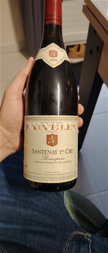 Burgundia Santenay Premier Cru Faiveley Derrière chez Edouard 2000