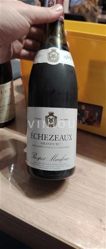 Burgundia Échézeaux Grand Cru Domaine Mongeard-Mugneret 1987