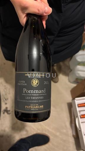Burgundia Pommard Maison Patriarche Émotion Les Tavannes 2021
