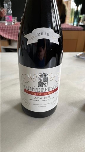 Corsica Ajaccio Domaine Comte Peraldi du Cardinal 2010
