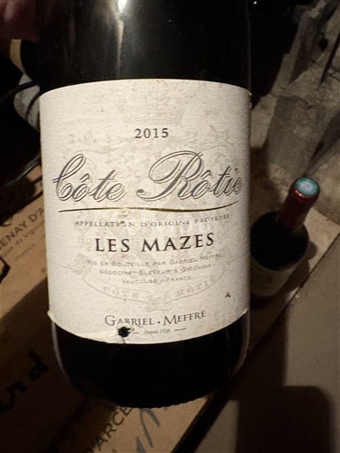 Rhône Valley Côte-Rôtie Gabriel Meffre Les Mazes 2015