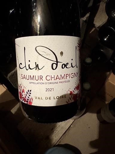 Valea Loarei Saumur-Champigny Cave Robert & Marcel Clin d'œil 2021
