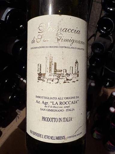 Toscana Vernaccia di San Gimignano La Roccaia 2016