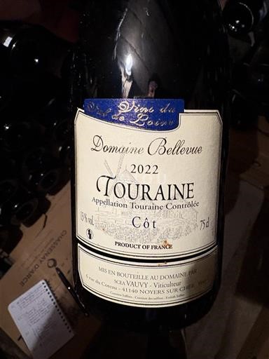 Valle del Loira Touraine Château Bellevue Côt 2022