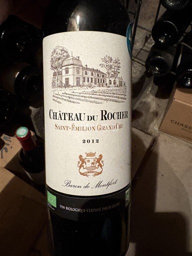 Bordeaux Saint-Émilion Grand Cru Grand Cru Château Rochers 2012