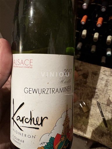 Alzacija Gewürztraminer Karcher Harth Gewurztraminer 2017