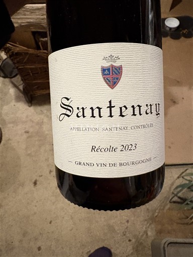 Wijnen Rouge sec J.Capuano 2023 Frankrijk Bourgondië Santenay AOC