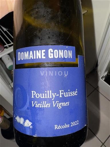 Bourgondië Pouilly-fuissé Domaine GONON Vieilles Vignes 2022