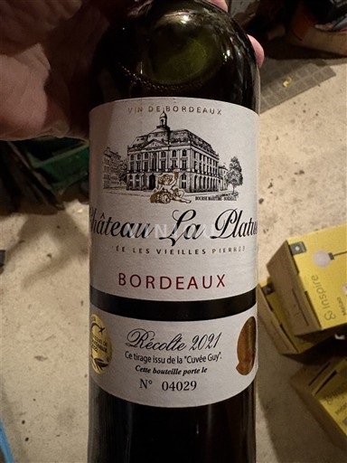 Bordeaux Château La Plantus les vieilles pierres Guy 2021