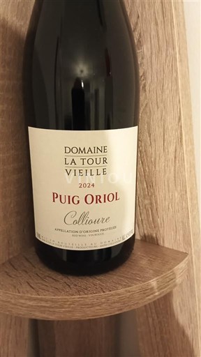 Roussillon Collioure Domaine La Tour Vieille Puig Oriol 2024
