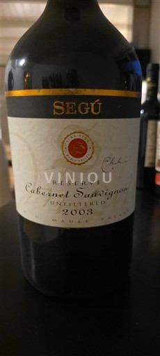 Valea Maule Valea Maipo Segú Reserve 2003