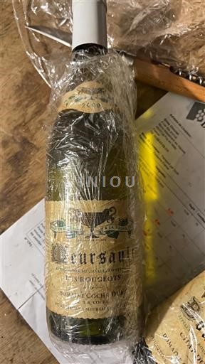 Vin Blanc sec Les Rougeots Domaine Cochon D'Or 2009 France Bourgogne Meursault AOC