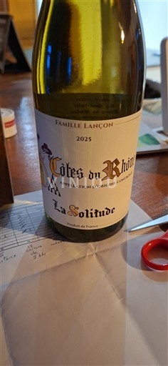 Valea Ronului Côtes-du-Rhône Famille Lançon La Solitude 2025