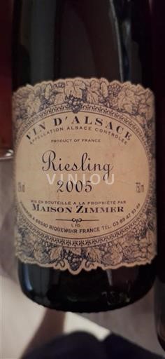 Alsacia Maison Zimmer 2005