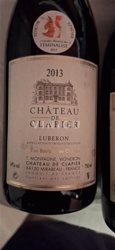 Valea Ronului Luberon Château Clapier 2013